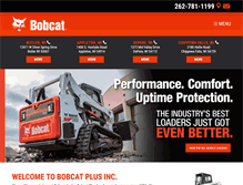 Tablet Screenshot of bobcatplus.com